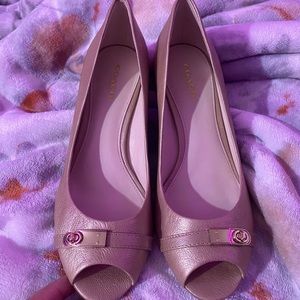 Coach Nude Wedges